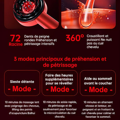VibroScalp™ – Peigne de Massage Anti-Chute